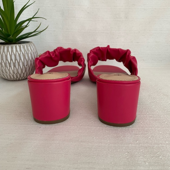 NWOT Anne Klein Ladessa Hot Pink iflex Slide Sandals Woman’s 11 - Picture 9 of 12